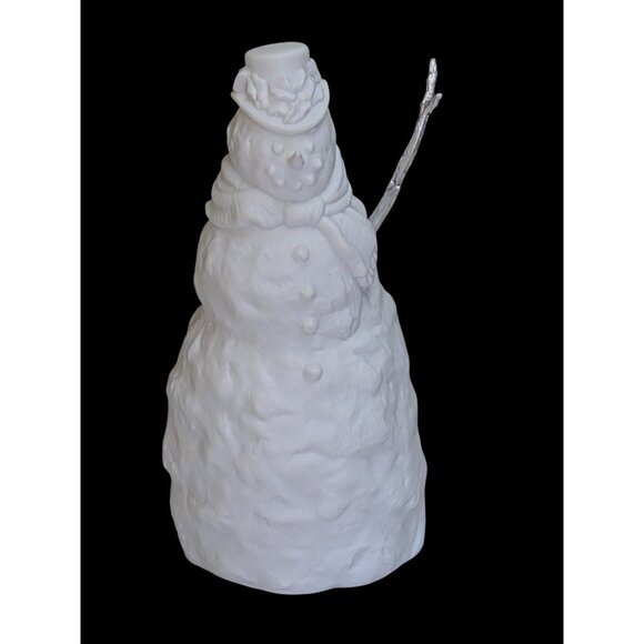 Vintage Department 56 Winter Silhouette We Can Build A Snowman 78592 - Picture 4 of 10